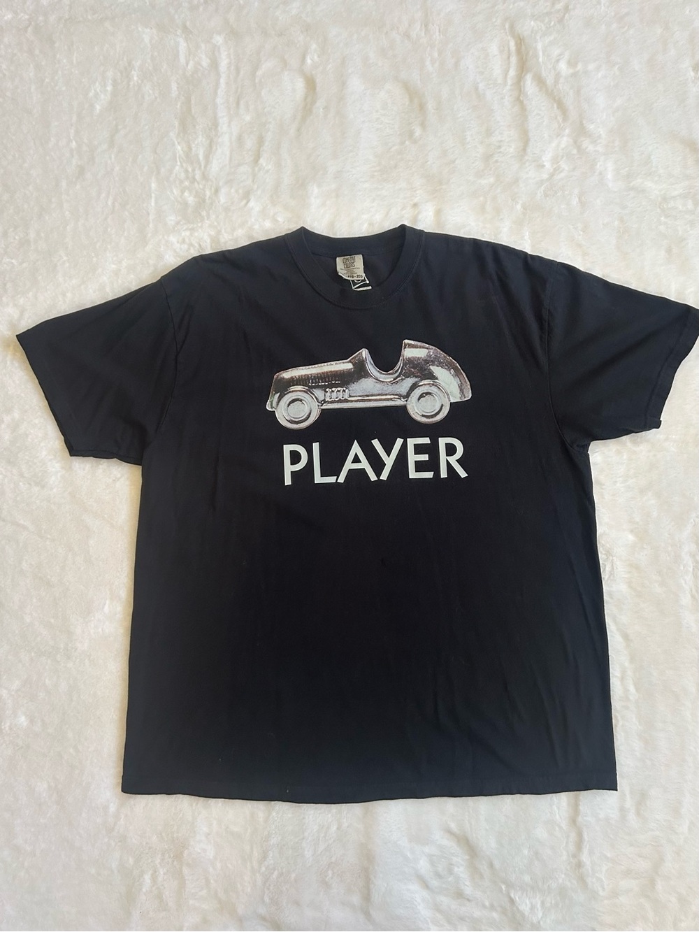 Monopoly Car PLAYER Graphic Tee - Black Men's Short Sleeve Shirt